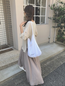 「Libra Cue（リブラ キュー）のアイテム（ワンピース/ドレス）」を使った、maiさん（レディース・165cm）の秋コーディネート