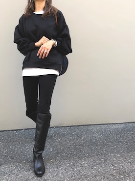 「ground green store（グラウンドグリーンストア）のアイテム」を使った、maiさん（レディース・165cm）の秋コーディネート