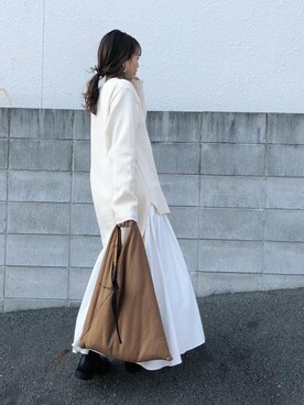 ulu Original cotton flare long skirt