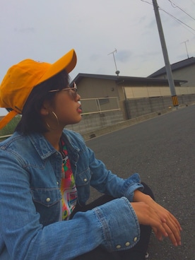 「sevens（セブンズ）のアイテム（タンクトップ、その他）」を使った、⛓nanaaaa⛓さん（レディース・153cm）の秋コーディネート