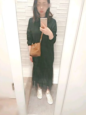 「Another Edition（アナザーエディション）のアイテム（ワンピース/ドレス）」を使った、mhさん（レディース・155cm）の春コーディネート