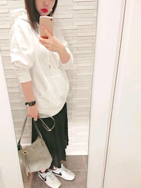 「Another Edition（アナザーエディション）のアイテム（ショルダーバッグ）」を使った、mhさん（レディース・155cm）の春コーディネート