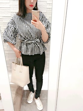 mhさん（レディース・155cm）の春コーディネート