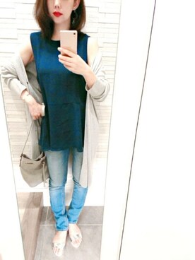 「Another Edition（アナザーエディション）のアイテム（ショルダーバッグ）」を使った、mhさん（レディース・155cm）の春コーディネート