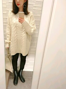 mhさん（レディース・155cm）の冬コーディネート