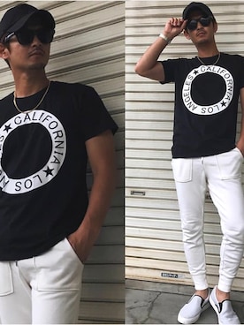 「EVENFLOW（イーブンフロー）のアイテム」を使った、419ryuki.mさん（メンズ・170cm）の夏コーディネート