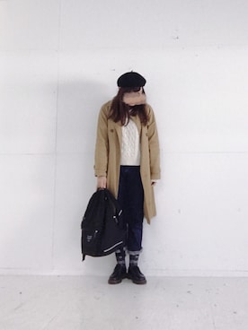 rioさん（レディース・160cm）の冬コーディネート