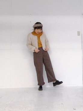 rioさん（レディース・160cm）の冬コーディネート