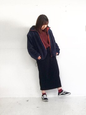「ストリート服が好き」｜「アイテム（ブルゾン）」を使った、rioさん（レディース・160cm）の秋コーディネート