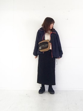 rioさん（レディース・160cm）の冬コーディネート