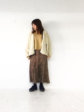 rioさん（レディース・160cm）の冬コーディネート