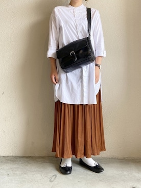 「秋のマイ旬スタイル」｜「アイテム（バレエシューズ）」を使った、rioさん（レディース・160cm）の秋コーディネート