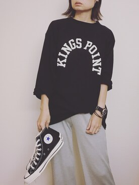 「リブニットパンツ」｜norinoriyさん（レディース・157cm）の秋コーディネート