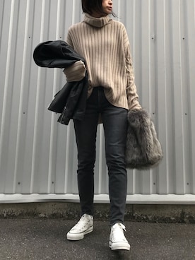 norinoriyさん（レディース・157cm）の冬コーディネート