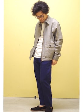 「Vient Americano（ヴィエントアメリカーノ）のアイテム」を使った、よこうちさん（メンズ・167cm）の春コーディネート