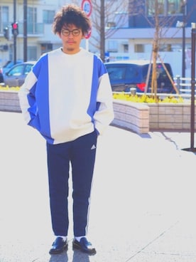 「Vient Americano（ヴィエントアメリカーノ）のアイテム」を使った、よこうちさん（メンズ・167cm）の冬コーディネート