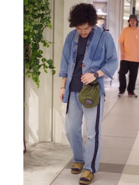 「THOUSAND MILE（サウザンドマイル）のアイテム」を使った、よこうちさん（メンズ・167cm）の春コーディネート