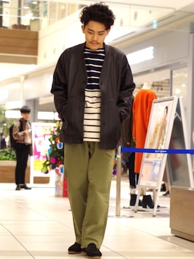 「Vient Americano（ヴィエントアメリカーノ）のアイテム」を使った、よこうちさん（メンズ・167cm）の秋コーディネート