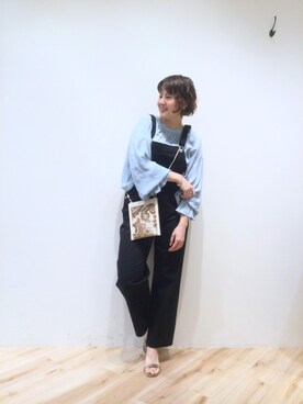 「アンディコール」｜「アイテム（オールインワン・サロペット）」を使った、okiko_0891さん（レディース・158cm）の冬コーディネート