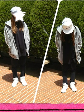 「SUPRA（スープラ）のアイテム（帽子）」を使った、taiyo‪❥❥❥‬さん（レディース・156cm）の春コーディネート