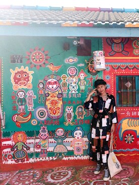 「アイテム（つなぎ/オールインワン、その他）」を使った、Sandra  Hipさん（レディース・157cm）の秋コーディネート