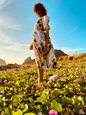 「Mos（モス）のアイテム」を使った、Sandra  Hipさん（レディース・157cm）の秋コーディネート