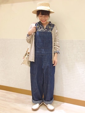 「アイテム（スリッポン）」を使った、む ら ま つさん（レディース・148cm・20代）の春コーディネート