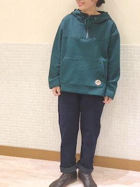 「アウトドアミックス」｜む ら ま つさん（レディース・148cm）の秋コーディネート