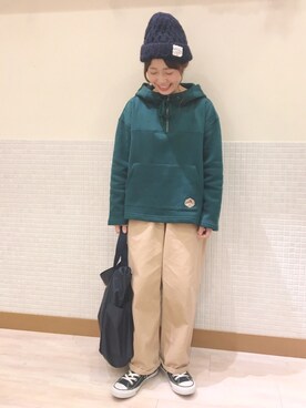 「アウトドアミックス」｜む ら ま つさん（レディース・148cm）の秋コーディネート