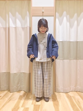 「MOOMIN（ムーミン）のアイテム（トップス）」を使った、む ら ま つさん（レディース・148cm）の春コーディネート