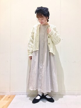 「カオリノモリ」｜「アイテム（その他）」を使った、む ら ま つさん（レディース・148cm）の冬コーディネート