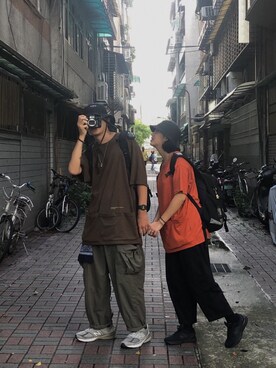 「雙人穿搭」｜雲さん（メンズ・180cm）の夏コーディネート