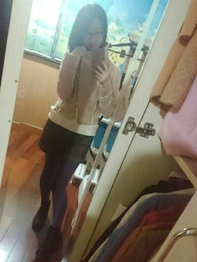 「AAA（トリプルエー）のアイテム（ブーティ）」を使った、まいにゃん💜さん（レディース・164cm）の冬コーディネート