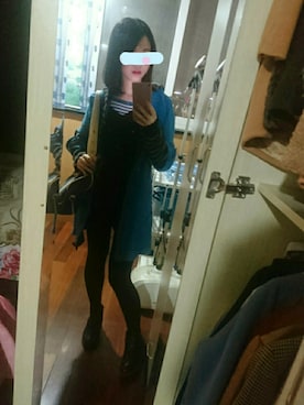 「AAA（トリプルエー）のアイテム（ブーティ）」を使った、まいにゃん💜さん（レディース・164cm）の春コーディネート