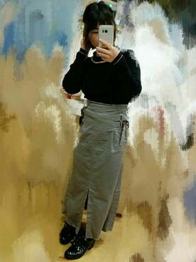 「無彩色コーデ」｜うゆさん（レディース・152cm）の秋コーディネート