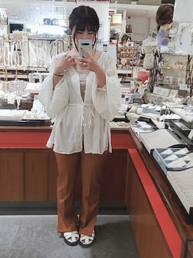 「데일리」｜うゆさん（レディース・152cm）の夏コーディネート