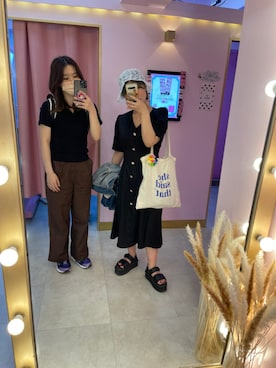 「Diosfront（ディオスフロント）のアイテム（ワンピース/ドレス）」を使った、うゆさん（レディース・152cm）の夏コーディネート