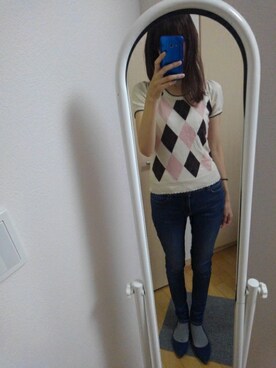 「PRIME PATTERN（プライムパターン）のアイテム」を使った、りんごさん（レディース・174cm）の秋コーディネート