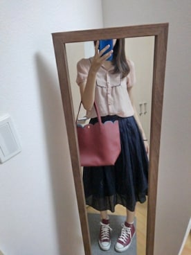 「COLORS（カラーズ）のアイテム」を使った、りんごさん（レディース・174cm）の秋コーディネート