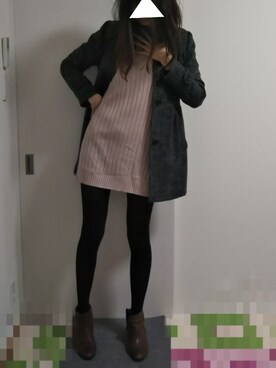 「COLORS（カラーズ）のアイテム」を使った、りんごさん（レディース・174cm）の秋コーディネート