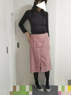 りんごさん（レディース・174cm）の冬コーディネート