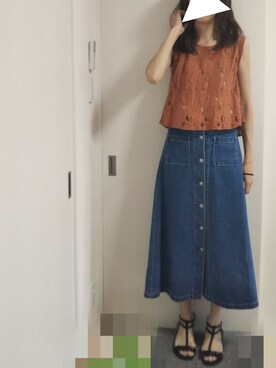 りんごさん（レディース・174cm）の夏コーディネート