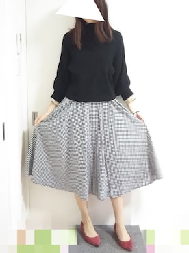 「Color（カラー）のアイテム」を使った、りんごさん（レディース・174cm）の春コーディネート