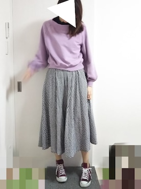 「Color（カラー）のアイテム」を使った、りんごさん（レディース・174cm）の春コーディネート