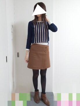 りんごさん（レディース・174cm）の冬コーディネート