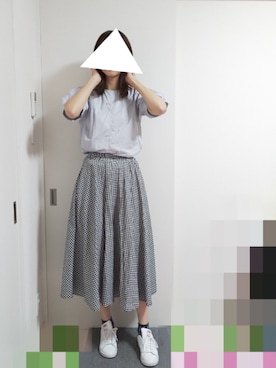 「Color（カラー）のアイテム」を使った、りんごさん（レディース・174cm）の夏コーディネート