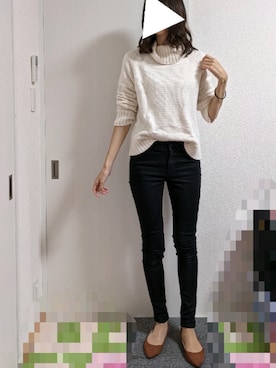 りんごさん（レディース・174cm）の冬コーディネート