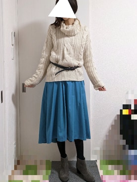 りんごさん（レディース・174cm）の冬コーディネート