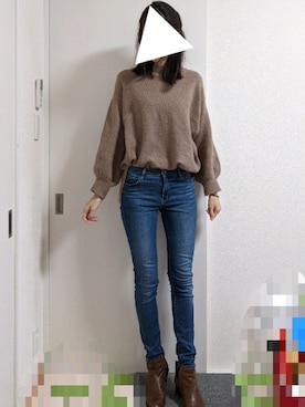 りんごさん（レディース・174cm）の冬コーディネート