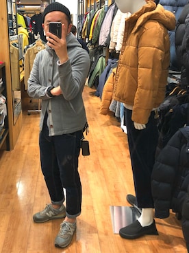 「アイテム（ブルゾン）」を使った、kntrさん（メンズ・168cm・30代）の秋コーディネート